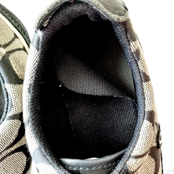 Coach>>>Women's Size 8M Devin Signature Monogram Logo Lace Up Sneakers A1715 - Picture 15 of 15